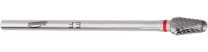 Komet Armudi Çapraz Dişli İnce Tungsten Karbür Akrilik Metal Lab Bitirme Frezi H351EF