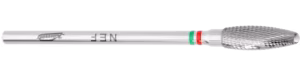 Komet Baz Metal İnce Tungsten Karbür Lab Bitirme Frezi H250NEF