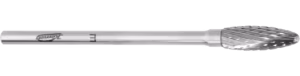 Komet Çapraz Dişli Tungsten Karbür Akrilik Alçı Metal Lab Frezi H250E