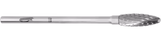 Komet Çapraz Dişli Tungsten Karbür Akrilik Alçı Metal Lab Frezi H250E