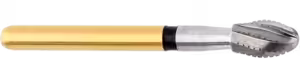 Komet Egg Form Kaba Dişli Tungsten Karbür İntraoral Titanyum İşleme Frezi H379G