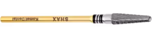 Komet İnce Bud Form SHAX Dişli Tungsten Karbür Metal Döküm Lab Frezi H79SHAX
