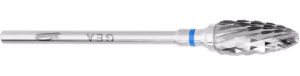 Komet Kaba Sol Burgu Güvenlik Dişli Tungsten Karbür Alçı Akrilik Lab Frezi H251GEA