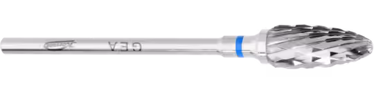 Komet Kaba Sol Burgu Güvenlik Dişli Tungsten Karbür Alçı Akrilik Lab Frezi H251GEA