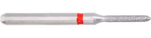 Komet Kısa Paralel Chamfer Torpedo İnce Grit Elmas Kron Preparasyon Frezi 8877