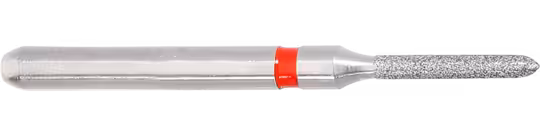 Komet Kısa Paralel Chamfer Torpedo İnce Grit Elmas Kron Preparasyon Frezi 8877