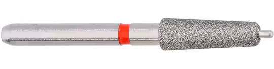 Komet Konik Basamak Round Edge Pin Uclu Ince Grit Elmas Kron Preparasyon Frezi 8372P