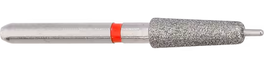 Komet Konik Basamak Round Edge Uzun Pin Uclu Ince Grit Elmas Kron Preparasyon Frezi 8372PL