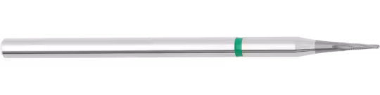 Komet Konik Round Uçlu İnce Çapraz Dişli Tungsten Karbür Sert Metal Frezi H33FRS