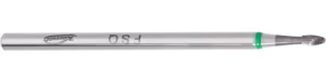 Komet Küçük Çap Konik Sert Elastik Akrilik ve Değerli Metal Tungsten Karbür Lab Frezi H73FSQ