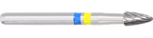 Komet Round Uçlu Flame Q Dişli Tungsten Karbür Kompozit Kontur Frezi H390Q