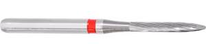 Komet Uzun Flame Form 12 Bıçak Tungsten Karbür Kompozit Bitirme ve Periimplantitis Frezi H48L