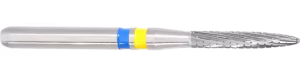 Komet Uzun Flame Form Q Dişli Tungsten Karbür Kompozit Labial Bitirme Frezi H48LQ