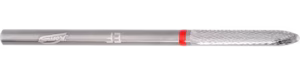 Komet Uzun Konik Çapraz Dişli İnce Tungsten Karbür Akrilik Metal Lab Frezi H295EF
