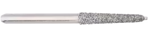Komet Uzun Konik Chamfer Torpedo Pin Uçlu Standart Grit Elmas Kron Preparasyon Frezi 879KP