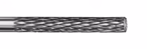 Komet Uzun Silindir Çapraz Dişli Tungsten Karbür Akrilik Alçı Metal Lab Frezi H364E
