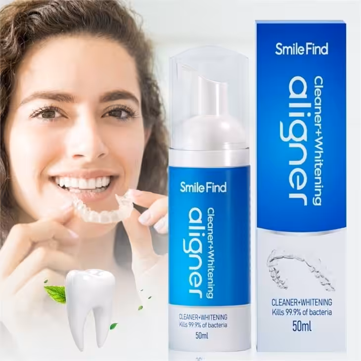 Aligner cleaner whitening foam38