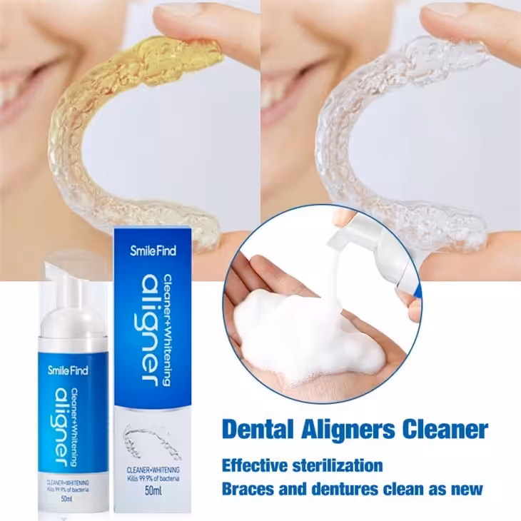Aligner cleaner whitening foamd1